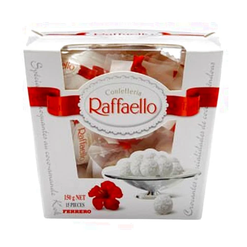 CONFETTERIA RAFFAELLO at The Neighborhood Corner Ferrero, Rafaello 15 Piece Gift Box, 5.3 Ounce