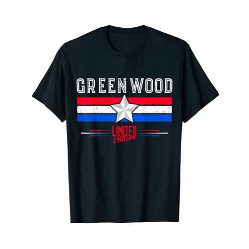 Greenwood Shirts Limited Edition T-Shirt Tee Greenwood T-Shirt Retro Vintage Shirt Gift Women Men Kids T-Shirt