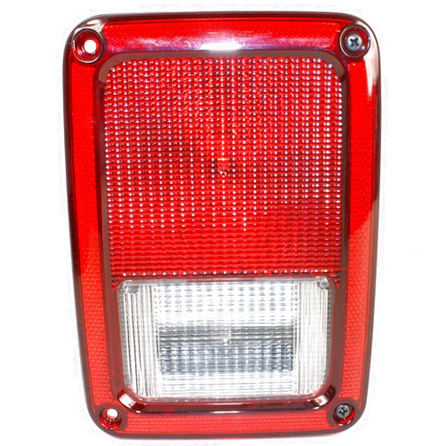 Garage-Pro Tail Light Lamp Assembly Compatible with 2007-2017 Jeep Wrangler, 2018 Wrangler JK - With Bulb - Passenger Right Side - 55077890AH, CH2801177