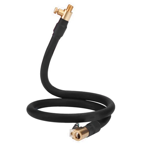 Wikkiv Car Air Rubber Hose Tire Inflator Hose Inflator Self-Locking Tube Suitable for Standard Fine Thread 0.305