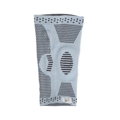 NUTRI PLUS FIT Knee N Compression Sleeve With Medical Grade Patella Gel Pad, Joint Pain, Injury Recovery, Medium, Grey