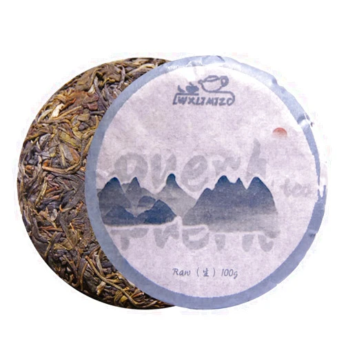 LWXLJMJZC-2021yr Raw Puerh Tea Cake Sheng (uncook) Pu-erh Tea Natural Yunnan Puer Tea-100g