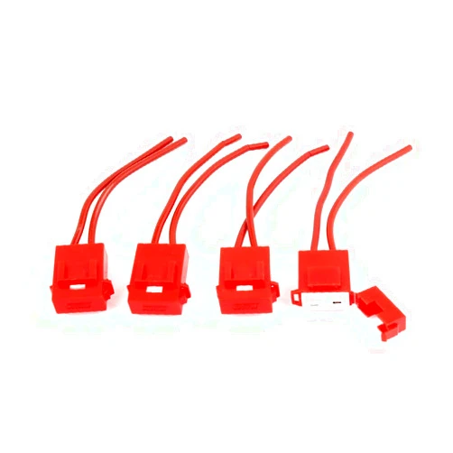 Lon0167 New Lon0167 Auto Vehicle Featured Sound Audio Inline Reliable Efficacy ATC Vane Fuse Holder Red 4 Pcs(id:827 37 fc 6f3)