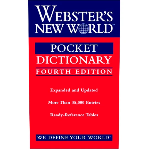 Editors of Webster's New World Coll Webster's New World Pocket Dictionary, Fourth Edition