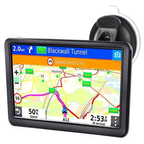 OHREX S7 GPS Navigator for Car, 7 inch, with US Canada Mexico 2024 Maps, Free Lifetime Updates, GPS Navigation System for Truck, Semi Truck, RV, Trucker, Commercial Drivers