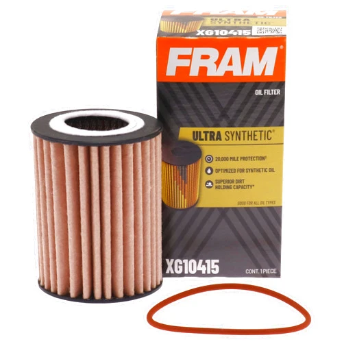 FRAM Ultra Synthetic Automotive Replacement Oil Filter, Designed for Synthetic Oil Changes Lasting up to 20k Miles, XG10415 (Pack of 1)