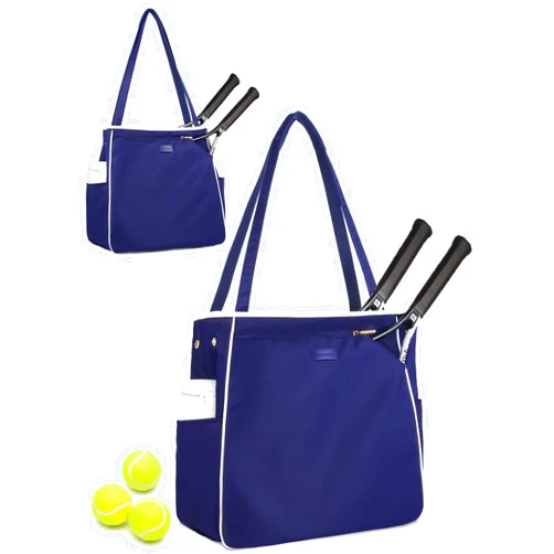 CHICECO Tennis Tote Bag for Women, Large Tennis Racket Bag, tennis bag 2 rackets,Pickleball Bag,Padel Bag