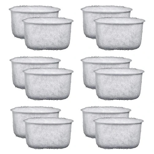 Bewafia 12 Pack of Braun Coffee maker Replacement Charcoal Water Filter for Braun Coffee Maker BRSC004,BrewSense Drip model KF7175, KF6050