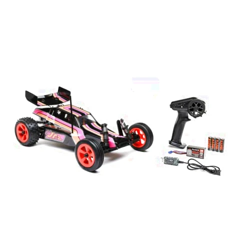 Helidirect Losi 1/16 Mini JRX2 2S 2WD RTR Brushed RC Buggy - Remote Control Car, Outdoor RC Racing Car 2 Wheel Drive 1/16 Scale RTR (Battery & Charger Included) for Adults (LOS01020T3)