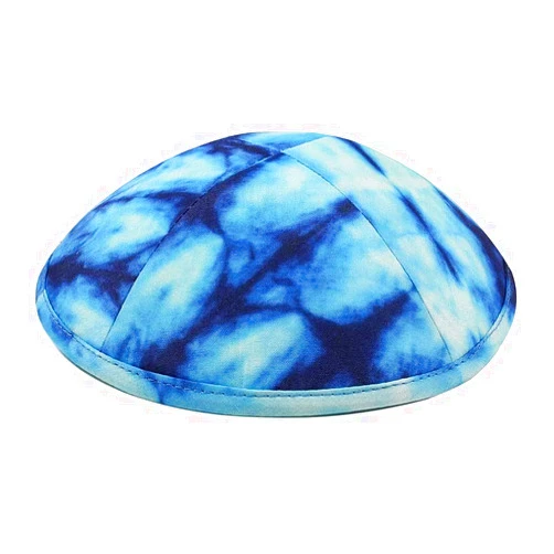 Zion Judaica Ltd Zion Judaica Deluxe Tie Dye Kippah Bulk Packs Kippot or Single Kippahs Free Clips Included