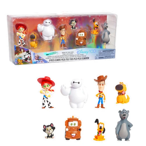 Just Play Disney100 Years of Being By Your Side, Limited Edition 8-piece Figure Set, Kids Toys for Ages 3 Up by Just Play