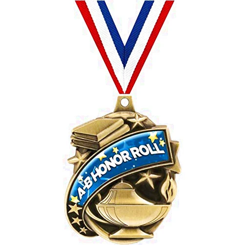 Crown Awards AB Honor Roll Medals - 1 1/2