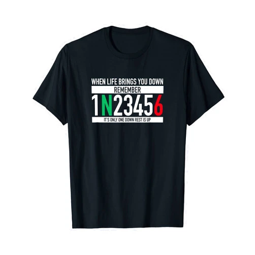 Motorbike Motorsport Biker Apparel 1N23456 Motorcycle Gear Shift Motorcyclist T-Shirt