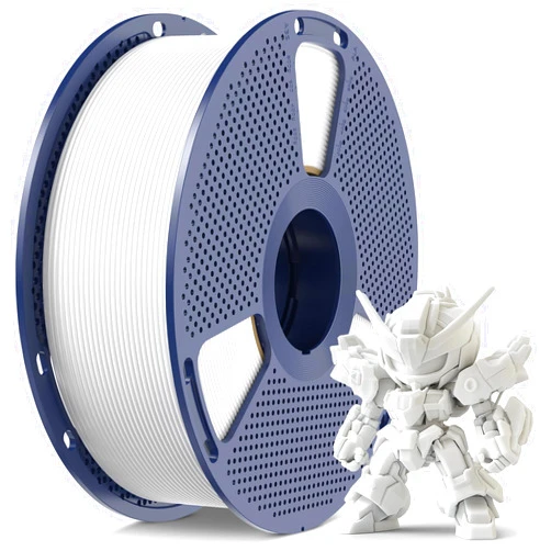 SUNLU High Speed PLA Meta Filament, 1KG PLA 3D Printer Filament 1.75mm, Tougher Neatly Wound 3D Filament, Dimensional Accuracy +/- 0.02 mm, Fits for Most FDM 3D Printers, 1KG Spool(2.2lbs), White