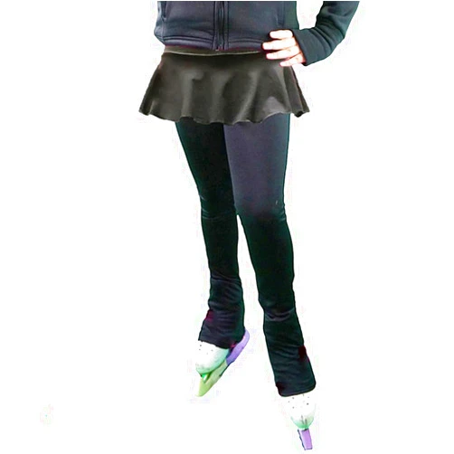 UniqGarb Victoria's Challenge Black ice Skating Leggings Skate Pants Polartec Skirtpants CL VCSP17 Merged