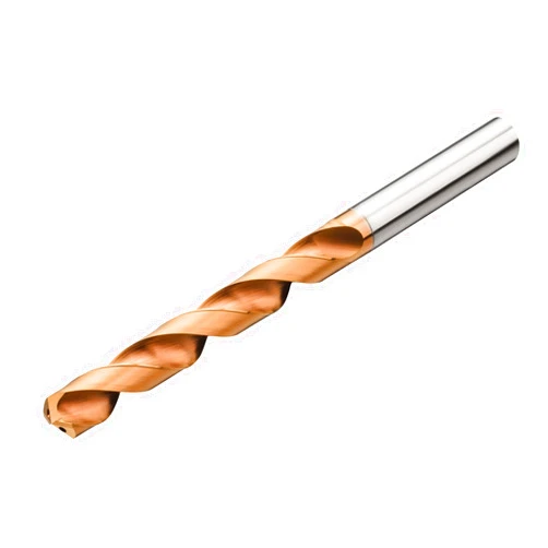 Sandvik Coromant CoroDrill Delta-C R840 Carbide Drill Bit, Long Length, Multilayer Finish, Round Shank, Coolant Through, 140 Degree Point, 5.3mm Size, 50mm Cutting Length