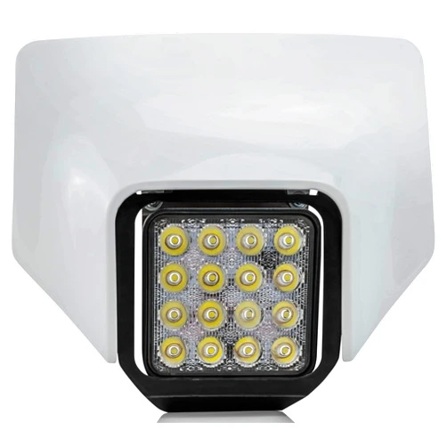 Acerbis Front Headlight - VSL (WHITE) For 17-19 HUSQVARNA FE350HQ