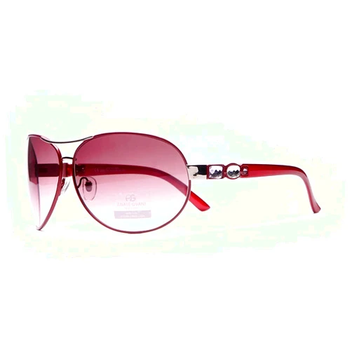Anais Gvani By Dasein Womens Fashion Aviator Sunglasses UV400 Protection (Red)
