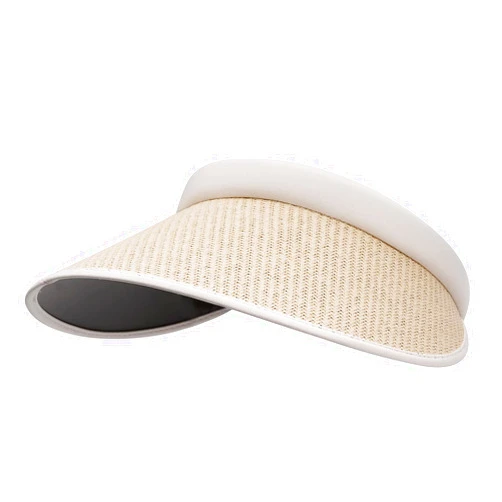 Clakllie Wide Brim Sun Visor Hat Large UV Protective Golf Beach Cap Womens Beach Straw Hats Outdoor Tennis Caps Visors
