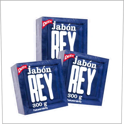 Generic Jabon Rey - Rey Soap - 3 Pack (900g) | Classic Colombian Cleanser for Everyday Use