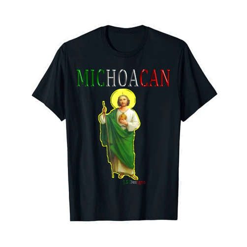 San Judas Tadeo Designs All States Available San Judas Tadeo Michoacan Shirts and Hoodies Sudadera T-Shirt