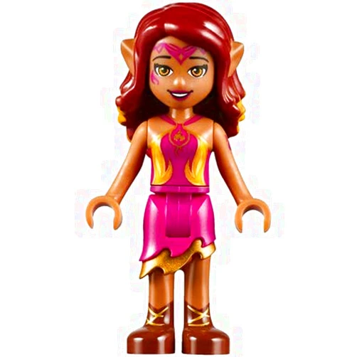 LEGO Elves MiniFigure - Azari Firedancer (Magenta & Gold) 41185