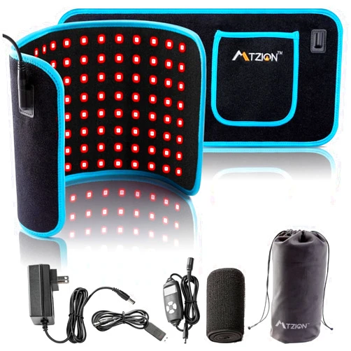 MTZION Red Light Therapy Belt- Infrared Light Therapy for Body Pain Relief, Red Light Therapy for Keen,Red Light Therapy Device for Relaxing Muscle