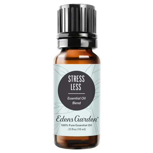 Edens Garden Stress Less Essential Oil Blend- 100% Pure Premium Grade, Undiluted, Natural, Therapeutic, Aromatherapy, The Best for Diffusing, Skin, Candle, Humidifiers 10 ml (.33 fl oz)