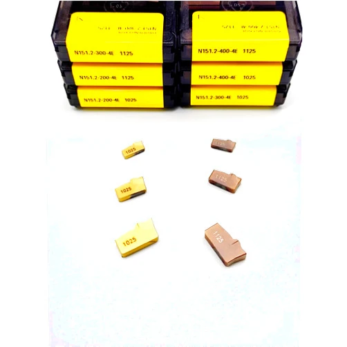 SRCGG 10pcs N151.2-200-4E N151.2-300-4E N151.2-400-4E 1025 1125 Carbide Inserts Grooving Tool Turning Tool N151.2 CNC Lathe Tool(N151.2-400-4E 1025)