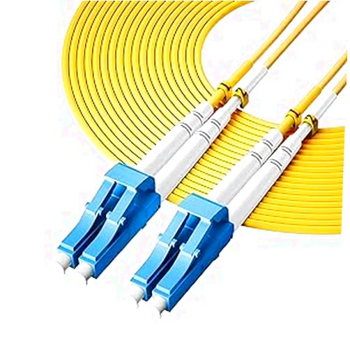 Yonwide Single Mode Fiber Cable 20m (65.6 ft), LC to LC, SMF, LSZH, Yellow