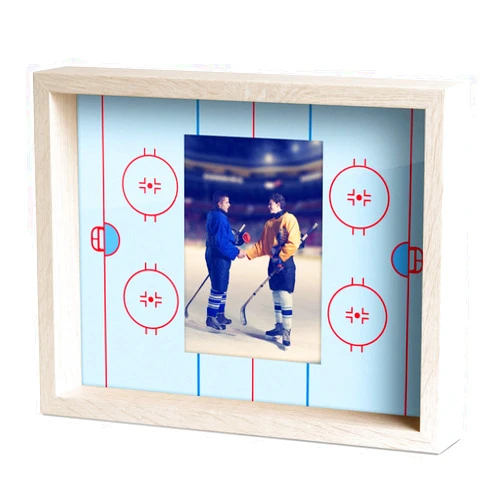 ChalkTalkSPORTS Premier Hockey Picture Frame | Hockey Rink