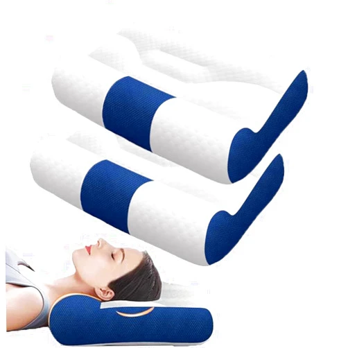 Tangyu Antaram Pillow, Anttaram Sleep Enhancing Cervical Support Comfort Goose Down Pillow, Cervical Neck Support Pillow for Sleeping, Cervical Memory Foam Pillow, Down Feather Pillow for Ergonomic