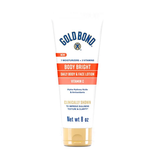Gold Bond Body Bright Daily Body & Face Lotion With Vitamin C, 8 oz.