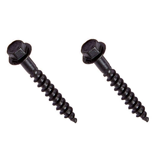 Simpson Strong-Tie Simpson Strong Tie Simpson Outdoor Accents SD10112DBBR50#10 x 1-1/2-inch Hex Head Black Powder-Coat Connector Screw (50-Pack), 1-1/2