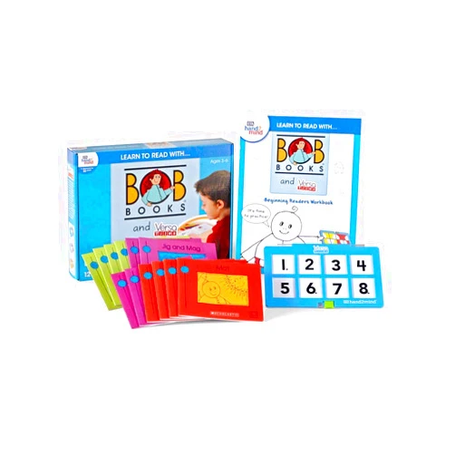 hand2mind Learn to Read With BOB Books & VersaTiles Beginning Readers Set, Early Reader Books, Phonemic Awareness Workbook, Preschool Activity Books, Educational Books for Toddlers, Science of Reading