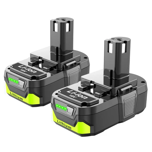 Nicetoro 2packs 3.0Ah Battery Replacement for Ryobi 18V Battery P102 P103 P104 P105 P107 P108 P109 P190 Compatible with Ryobi 18V Cordless Power Tools