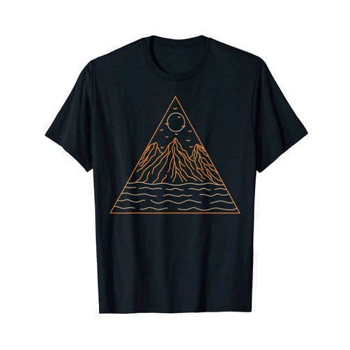 Wild Comber Mountain Wave Sun - Summer Adventure Outdoors Hiking T-Shirt