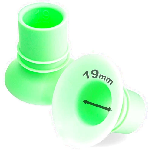 Nenesupply 1st Generation 19mm Flange Insert Compatible with Elvie Flange Pump Parts Elvie Stride Flange Medela Spectra Momcozy Flange Willow Reduce 24mm to 19mm Use as Elvie Inserts Medela Insert