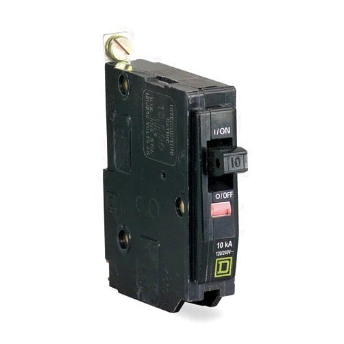 Schneider Electric Square D - QOB120VH - Bolt On Circuit Breaker, 20 Amps, Number of Poles: 1, 120/240VAC AC Voltage Rating