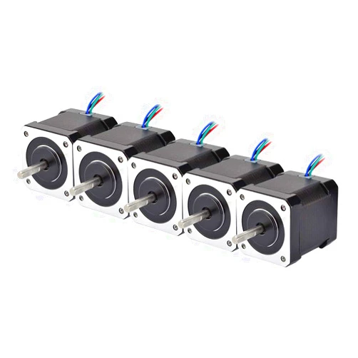 STEPPERONLINE 5PCS Nema 17 Stepper Motor Bipolar 2A 84oz.in 48mm 4-lead for 3D Printer/CNC
