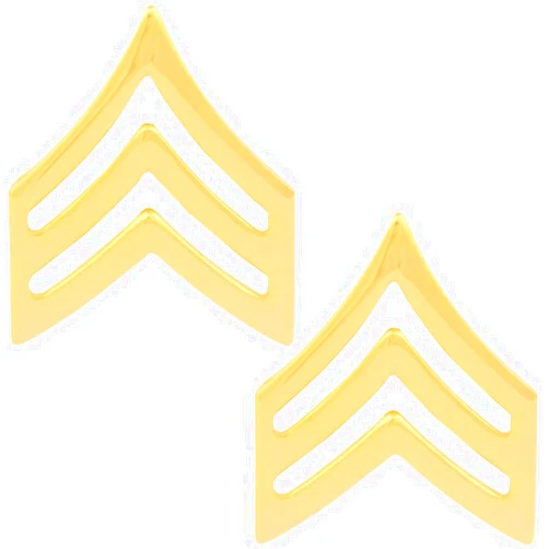MEDALS OF AMERICA EST. 1976 Law Enforcement, First Responder, Fire, Police and EMS Sergeant Chevron 1 pair