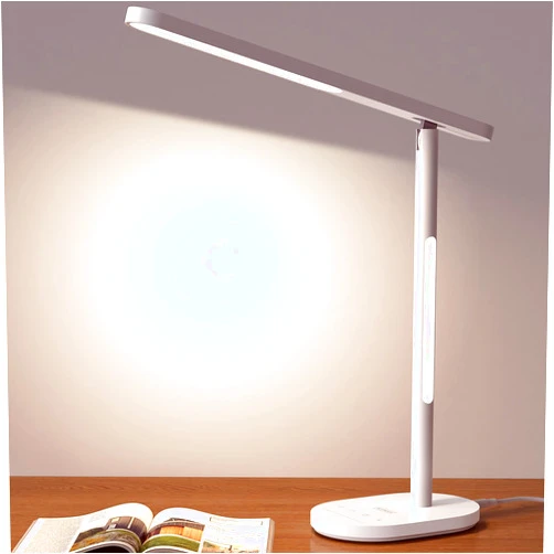 BEYONDOP LED Desk Lamp, Eye-Caring Desk Lamps for Home Office,1000Lum Super Bright Dimmable Brightness Desk Light with Night Light & Auto Timer, Table lamp for Reading Studying Working Lamps Dorm Gift