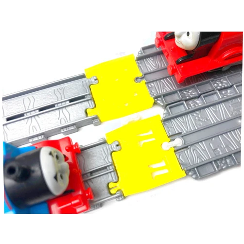 TrainLab Thomas Adventures to Thomas Take-n-Play Train Track adapters. Includes Mini Dog Bones! (Yellow)