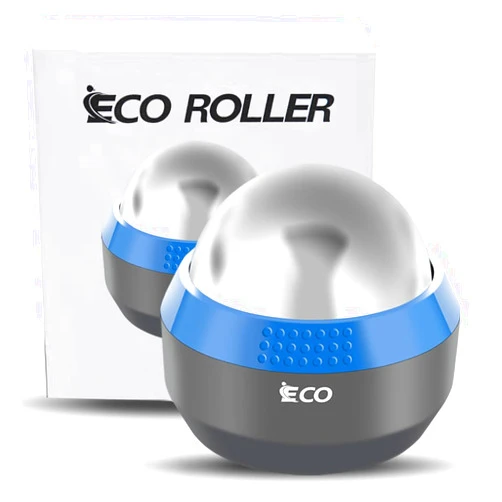 iECO Cryosphere Cold Massage Roller Ball - Massage Ball for Cold & Heat Relief, Myofascial Release, Trigger Point Therapy, Muscle Knots - Deep Tissue Ice Massager