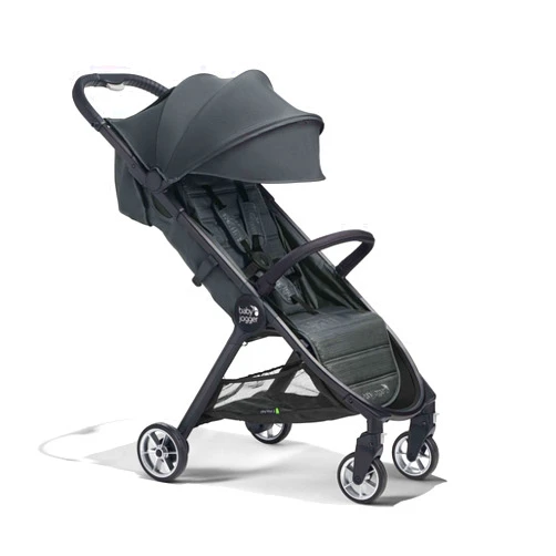 Baby Jogger City Tour 2 Ultra-Compact, Carry-On Approved Travel Stroller, Lightweight, Easy-Fold, Pike Exclusive Includes Belly Bar, Leatherette Handlebar, and Premium Fabric