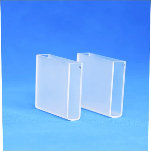 LAB4US UV Quartz Cuvette 50mm Cuvettes for Spectrophotometer (2pcs) (Pathlength: 50mm; Volume: 17.5ml; Spectral Range: 190-2500 nm) 45x12.5x52.5mm