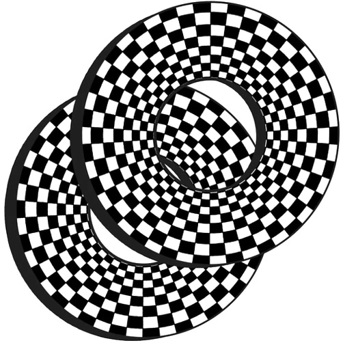 Gripdonuts.com® MX Grip Donuts for Dirt Bike Motorcycle BMX - Illusion