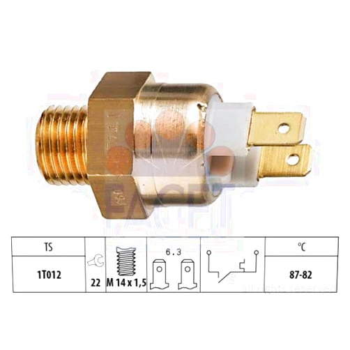 FACET THERMO CONTACT 7.5146 Compatible with PORSCHE #OEM 92860621700/ VOLVO #OEM 32866410/3286641