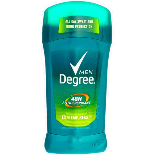 Degree Men Original Antiperspirant Deodorant 48-Hour Odor Protection Extreme Blast Mens Deodorant Stick 2.7 oz