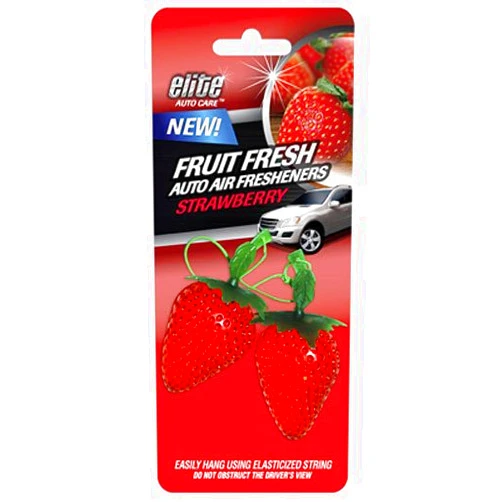 Flp llc 8989 Elite Auto, Strawberry Scent, Fruit Scents Air Freshener